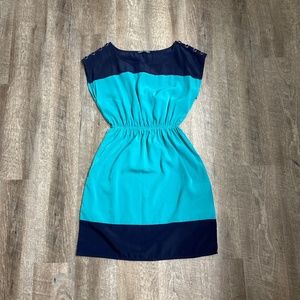 Teal/Navy Dress
